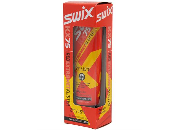 Swix KX75 Red Extra Wet Klister +2C til +15C